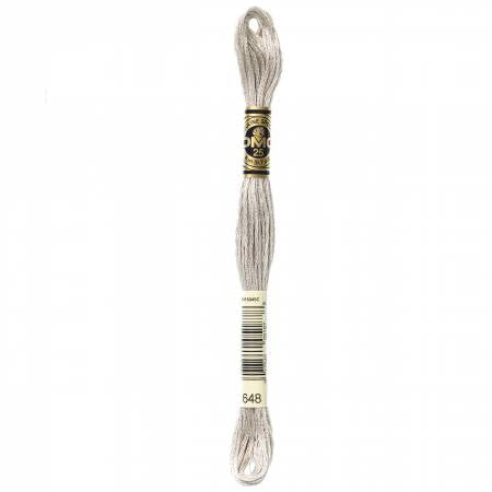 LT BEAVER GREY EMBROIDERY COTTON